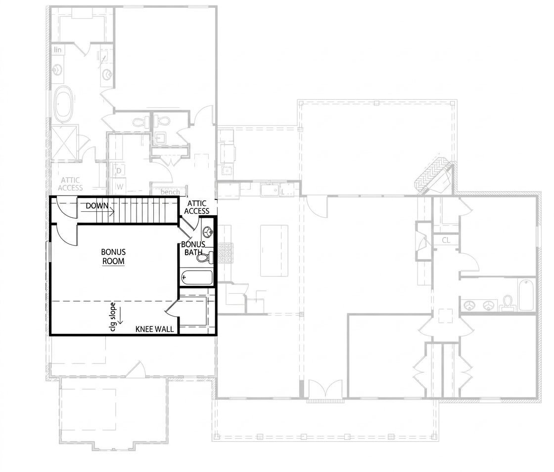 The Georgia second floor rendering